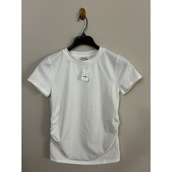 J.Crew Factory Maternity crewneck tee. Short Sleeve NWT Size S Small - Picture 9 of 11